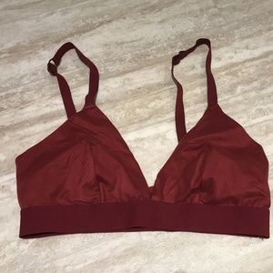 Red bralette